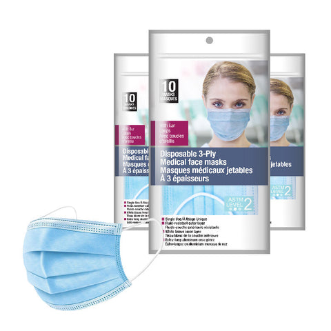 ASTM Level2 Medical Face Mask- 10 Pack